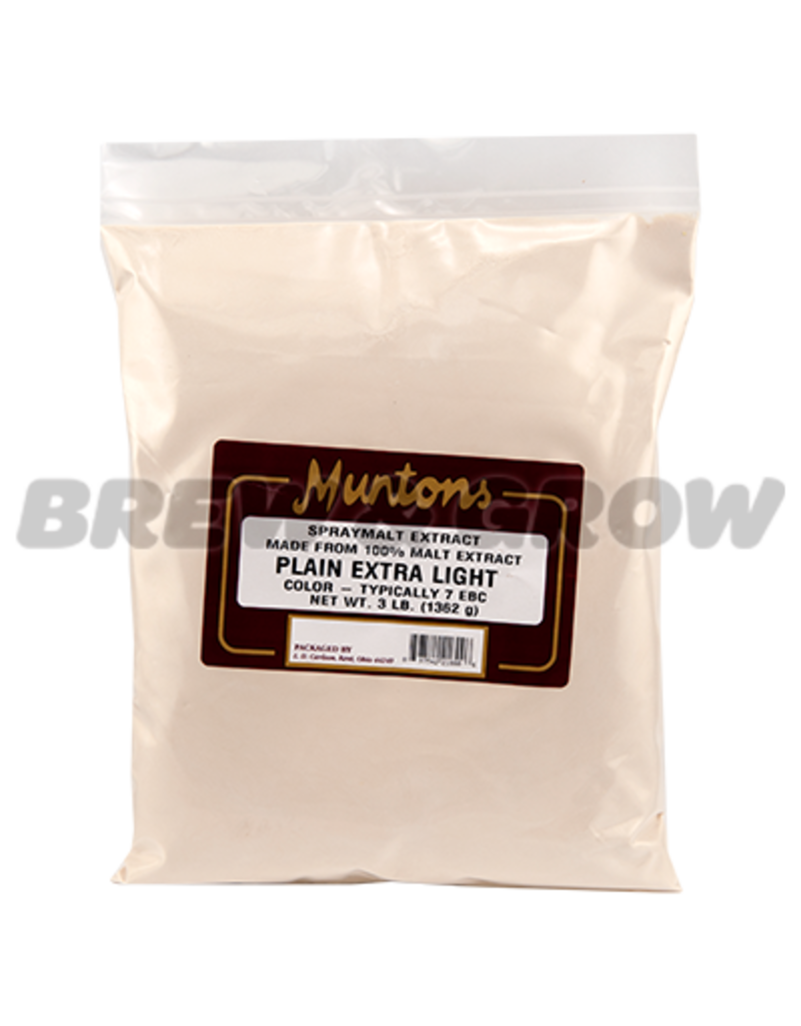 Muntons Extra Light 3 lb Dry Malt Extract