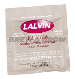 Lalvin K1V-1116 Dry Wine Yeast