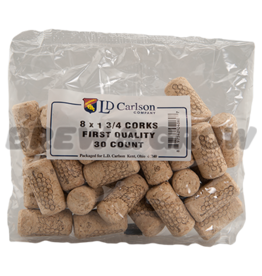 Corks 8 X 1 3/4 (44 X 22mm) - 30/BAG