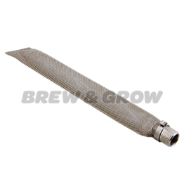 Brew Pot Stainless Torpedo Screen - 12" (1/2" NPT)