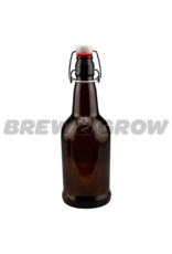 Bottle Flip-Top 16 oz  AMBER (12/cs)