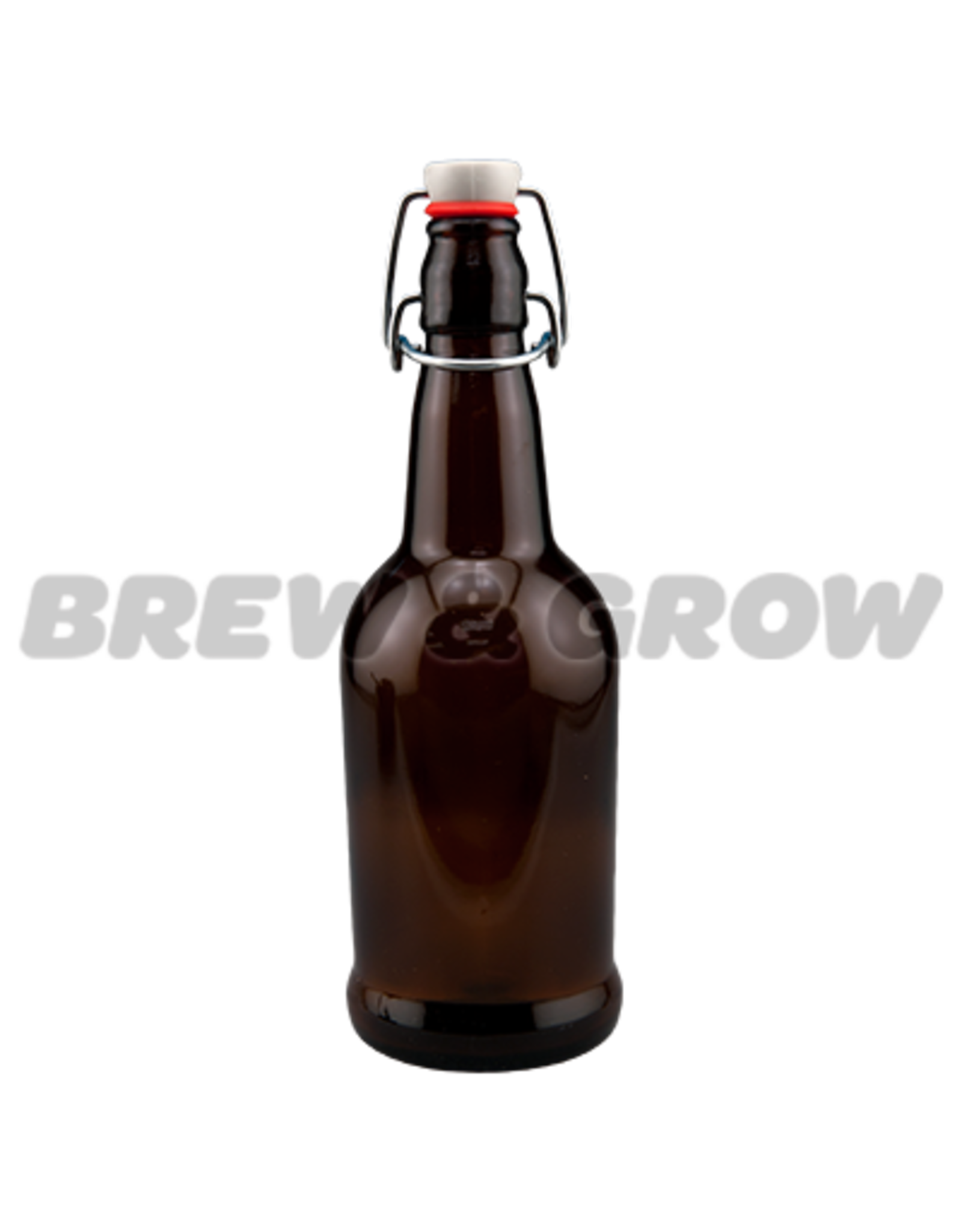 Bottle Flip-Top 16 oz  AMBER (12/cs)