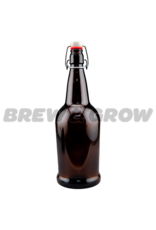 Bottle Flip-Top 1 L AMBER (12/cs)