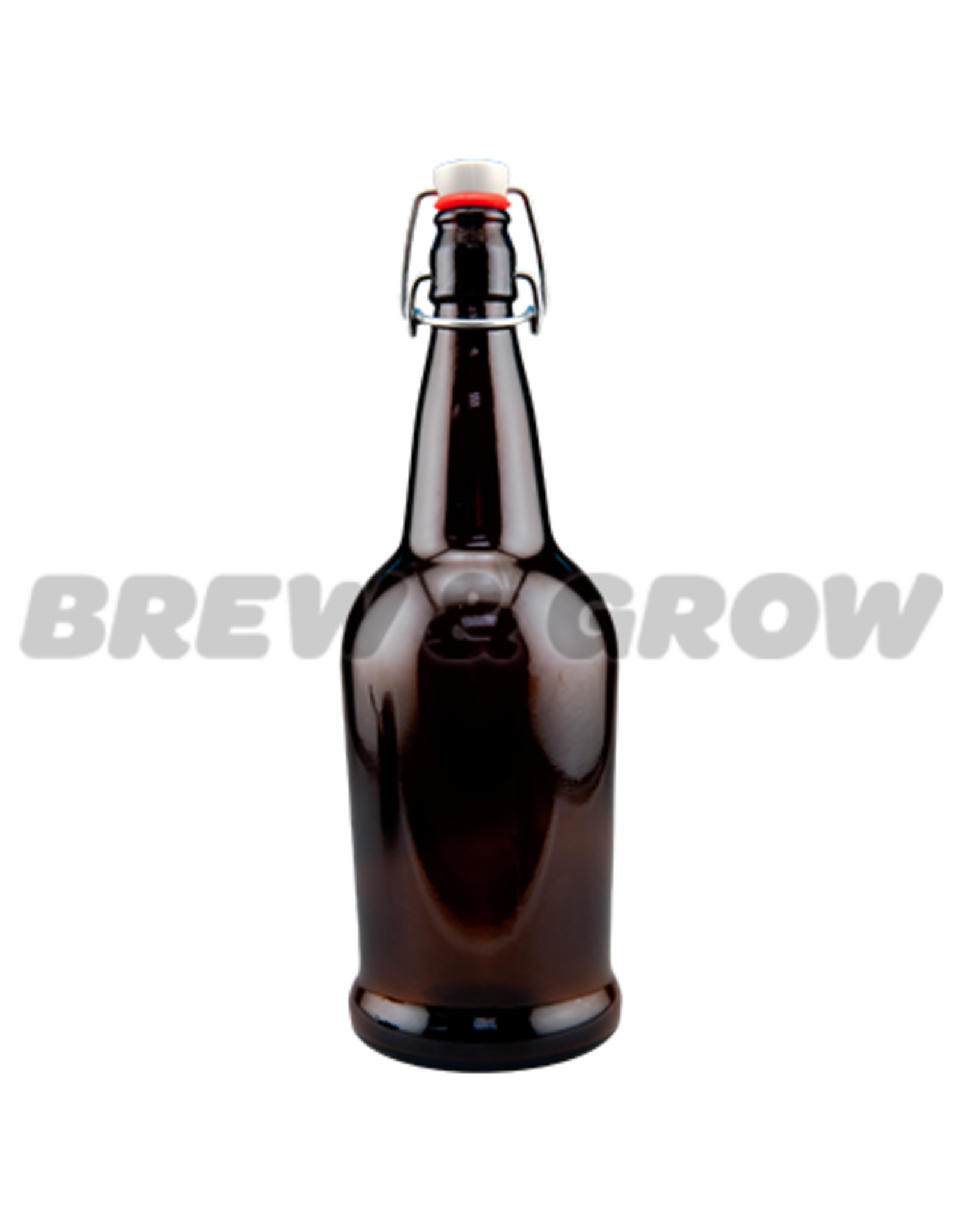 Bottle Flip-Top 1 L AMBER (12/cs)