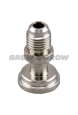 Tailpiece Stainless Steel  1/4" MFL Connector