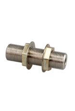 Wall Coupling  3" with 3/8" Bore - Plated Brass