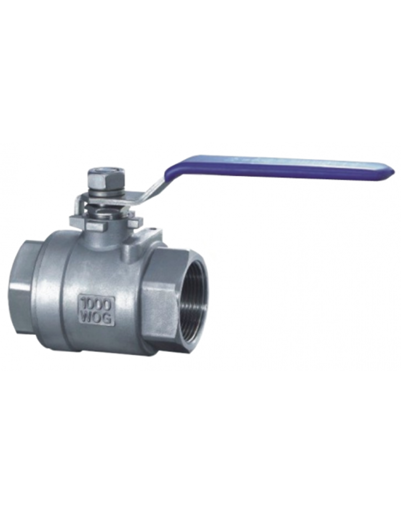 Ball Valve Stainless Steel 1/2" NPT - Two Piece