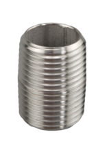 Nipple - 1/2"NPT  X 1" Stainless Steel (No Hex)