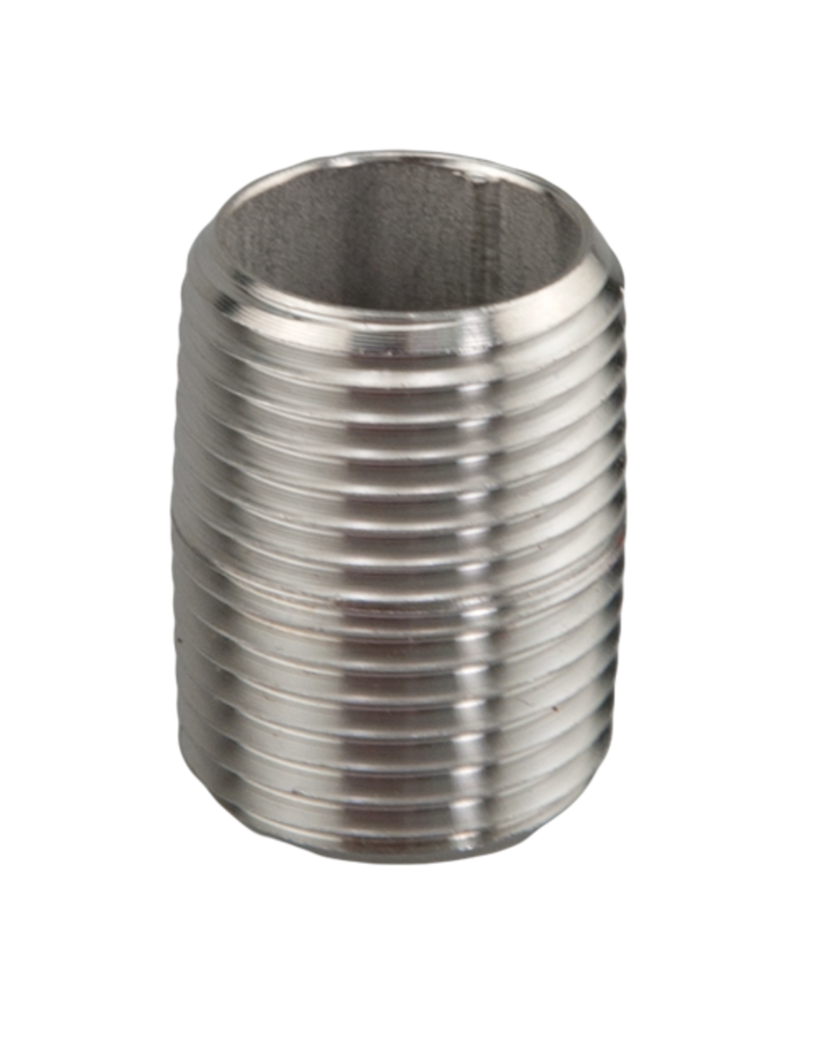 Nipple - 1/2"NPT  X 1" Stainless Steel (No Hex)