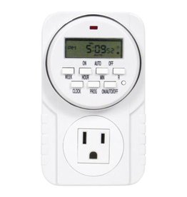 Timer 15 Amp Digital - 120V Single Outlet