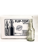 Bottle Flip-Top 16 oz CLEAR (12/cs)