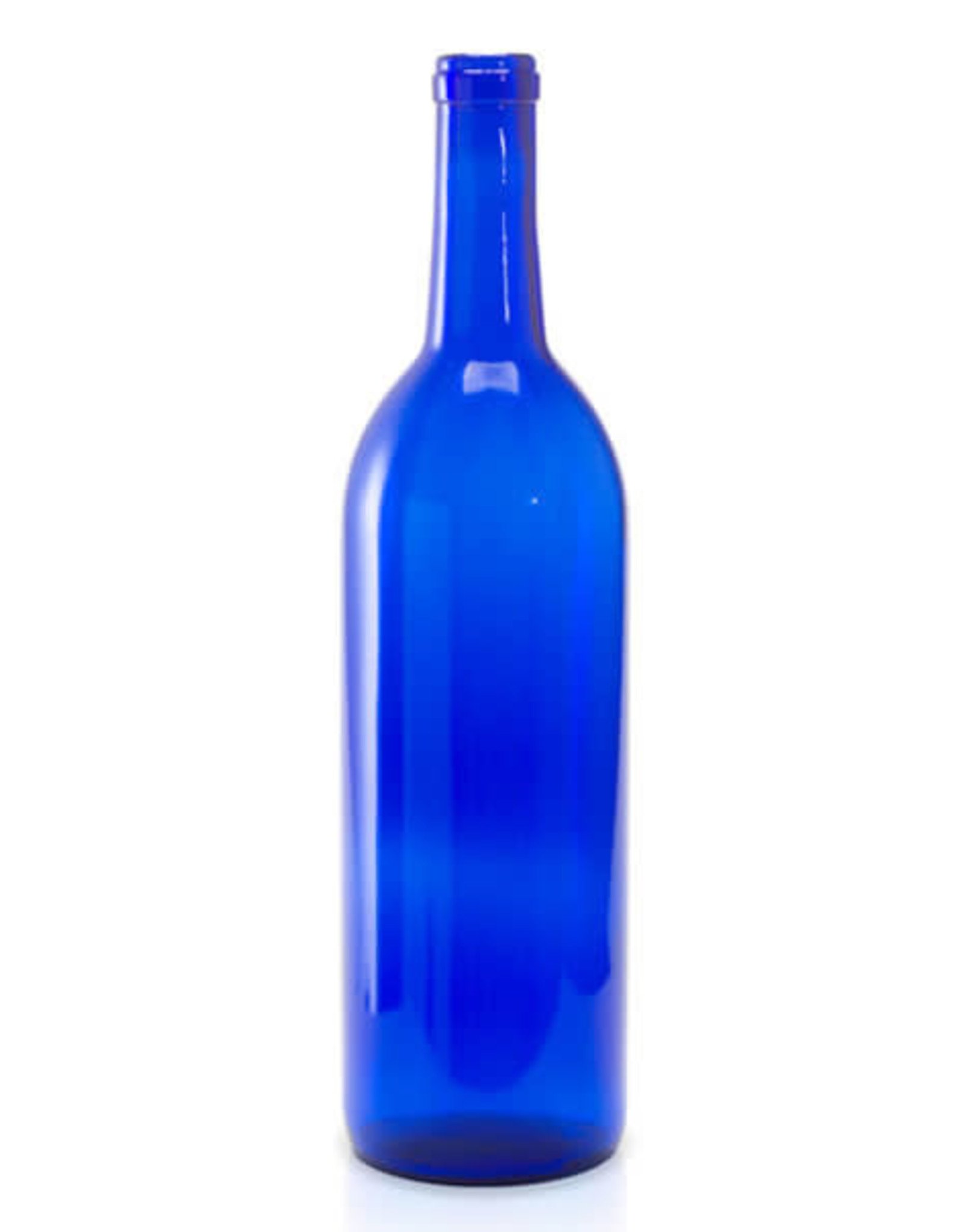 Wine Bottle 750mL Cobalt Claret/Bordeaux 12/CS
