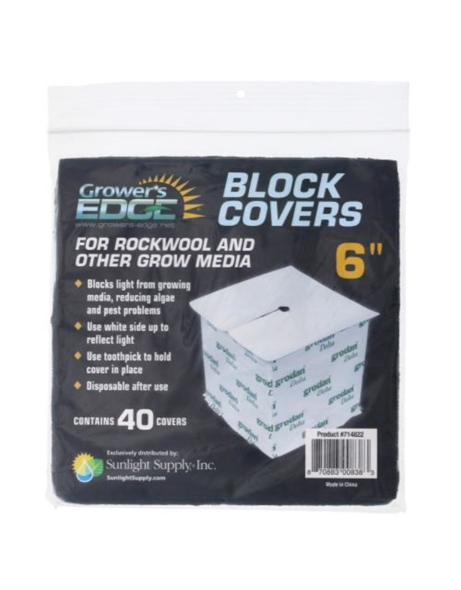 Block Covers 6" Pack/40