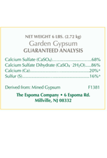 Espoma Organic Gypsum - 6lb