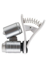 Universal Cell Phone Illuminated Microscope w/ Clip - 60x