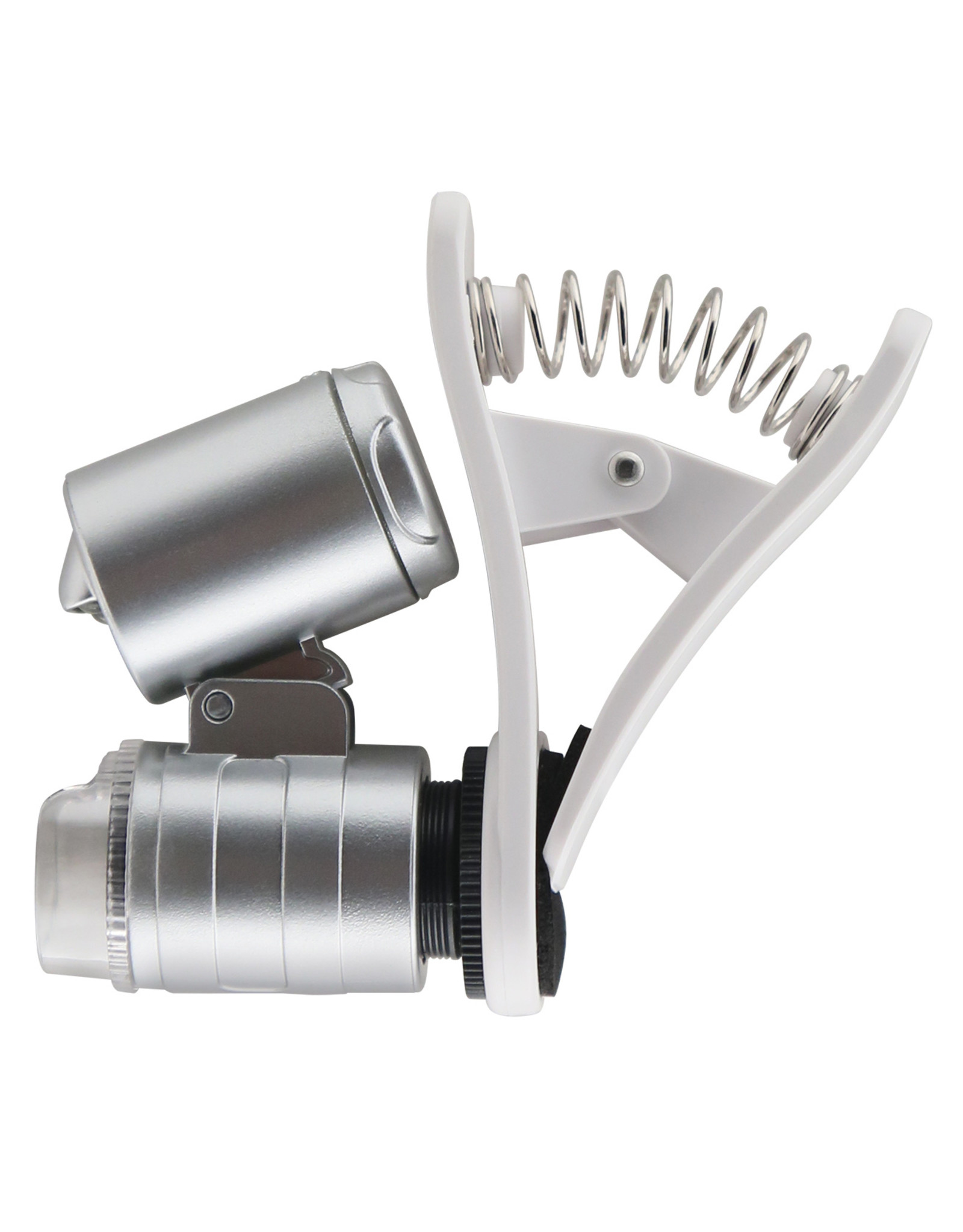 Universal Cell Phone Illuminated Microscope w/ Clip - 60x