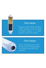 GROW1 Grow1 Inline Garden Water Filter - Chlorine Removal Sediment Removal (KDF-55)