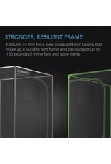 AC Infinity CLOUDLAB 866, Advance Grow Tent, 2000D Mylar Canvas, 60" x 60" x 80"