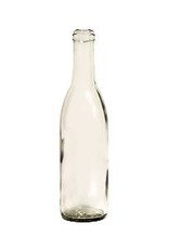 Wine Bottle 375mL Clear 24/CS - Semi-Bordeaux