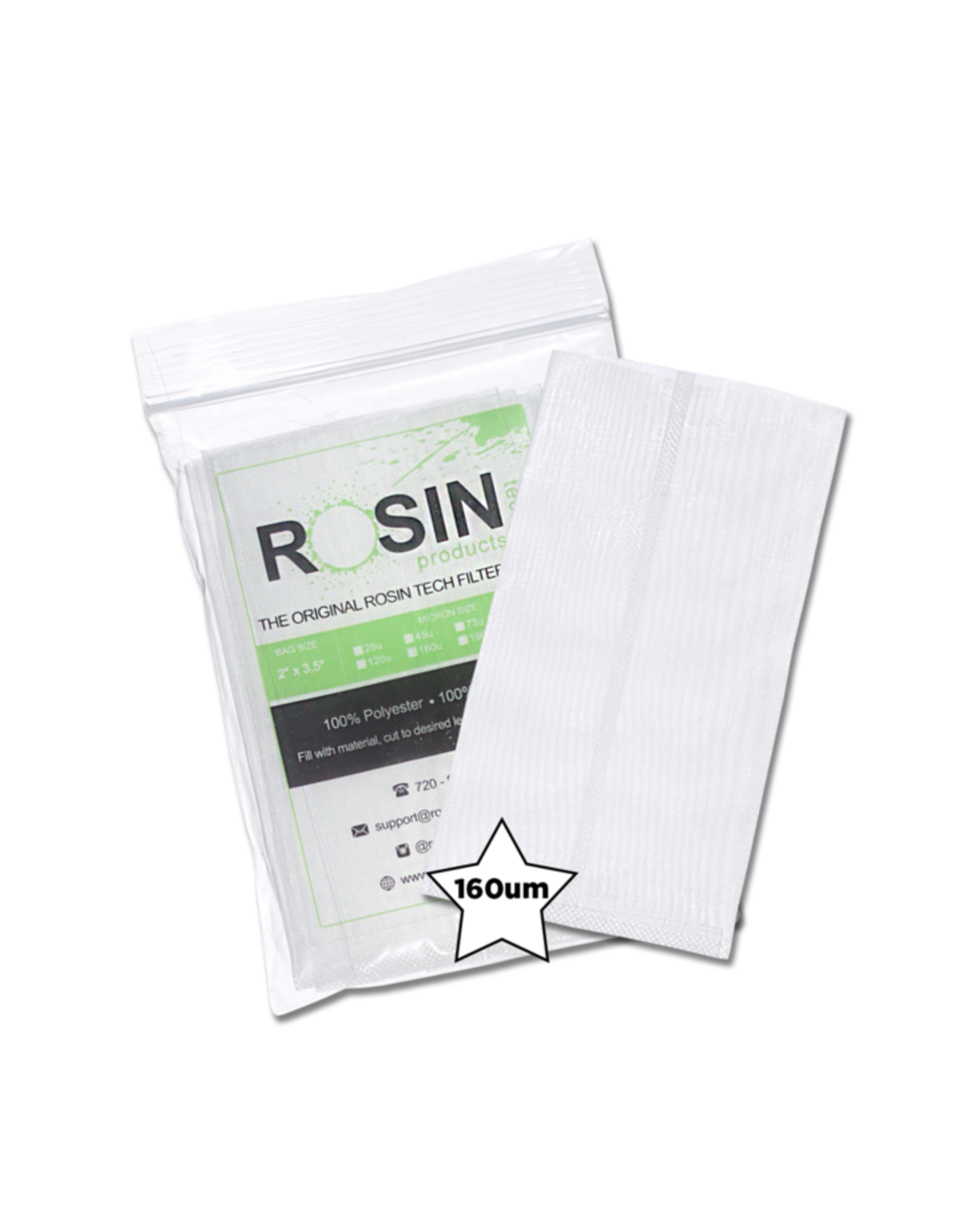 Rosin Tech Rosin Tech Filter Bags 2" x 3.5" 10 pack - 160u