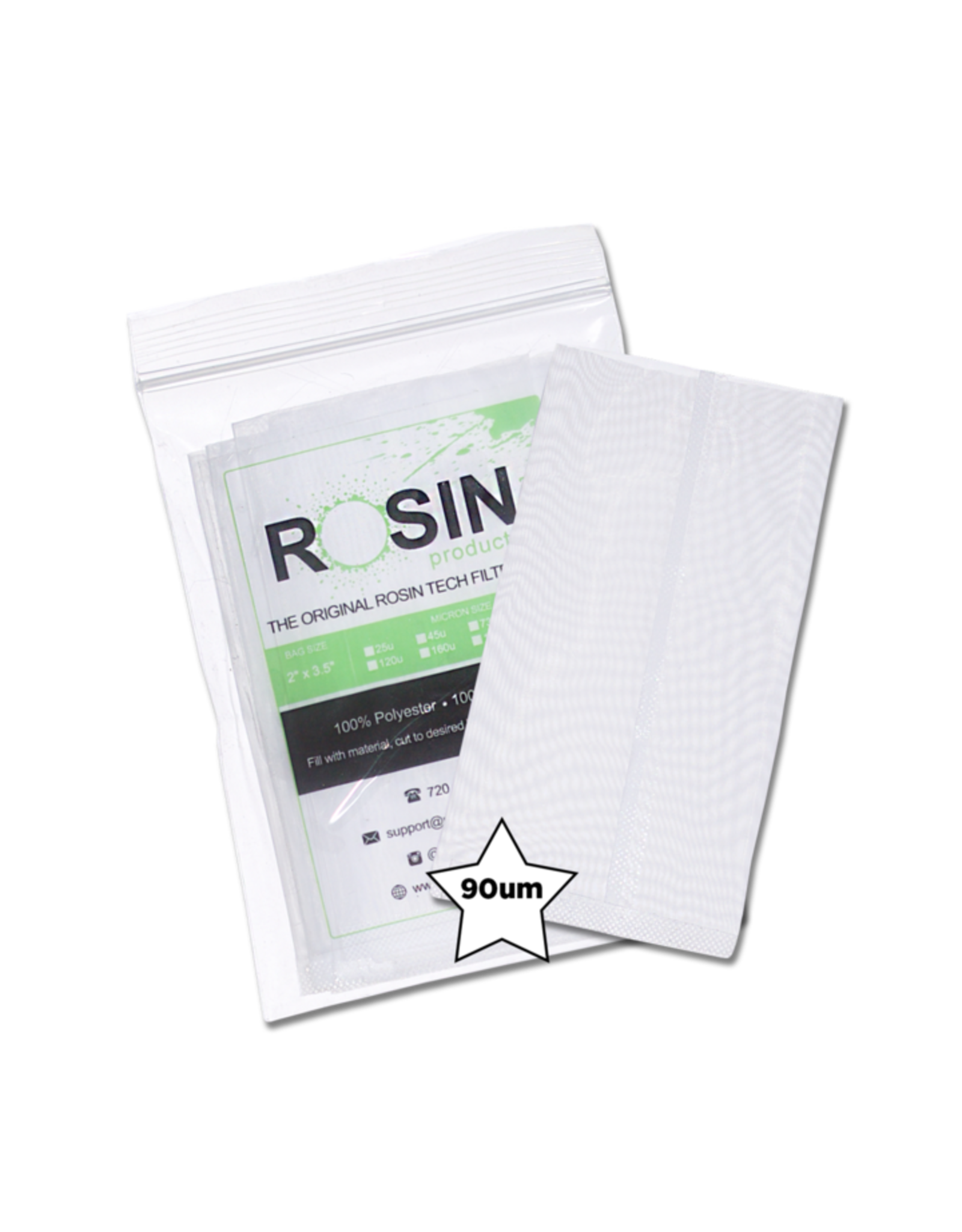 Rosin Tech Rosin Tech Filter Bags 2" x 3.5" 10 pack - 90u