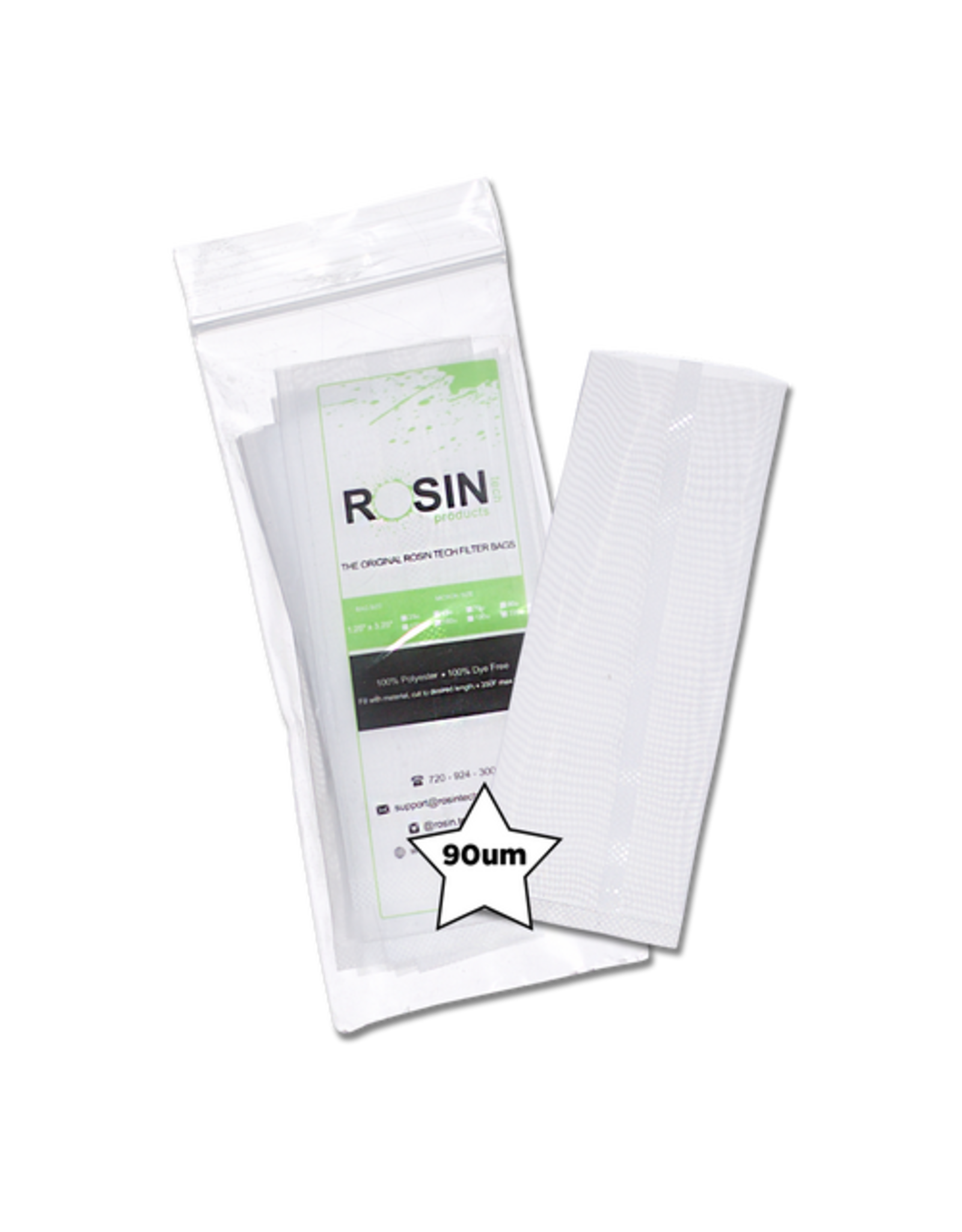 Rosin Tech Rosin Tech Filter Bags 1.25" x 3.25" 10 pack - 90u