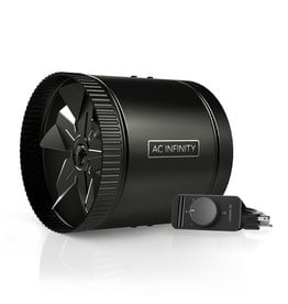 AC Infinity Raxial S8 - Inline Duct Booster Fan with Speed Controller 8"
