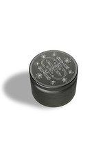 AC Infinity Magnetic 3-Chamber Herb Grinder Black - 2 INCH