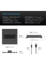 AC Infinity IONBOARD S33 Full Spectrum LED Grow Light 240W 3X3