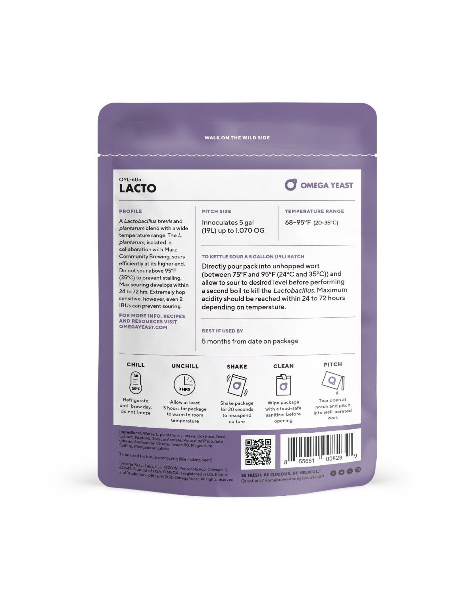 Omega Omega Yeast - Lactobacillus Blend