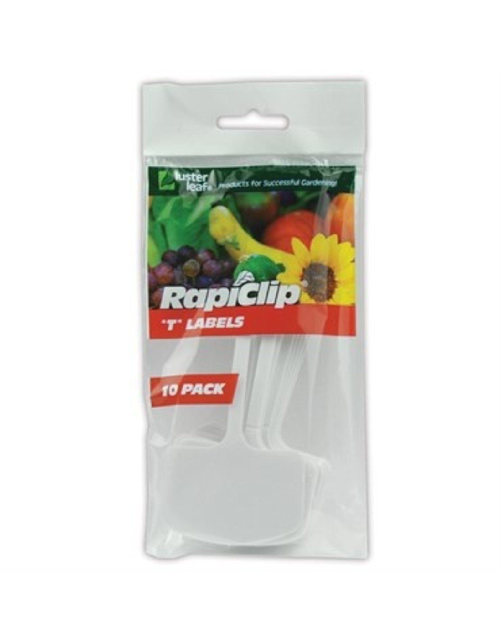 Rapiclip Plastic  T Label - 6.25in - 10pk