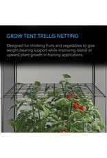 AC Infinity Grow Tent Trellis Netting, Flexible Elastic Cords - 2' X 4’