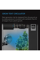 AC Infinity Cloudray S6 Clip Fan w/ 10-Level Modes, Speeds and Auto Oscillation - 6"