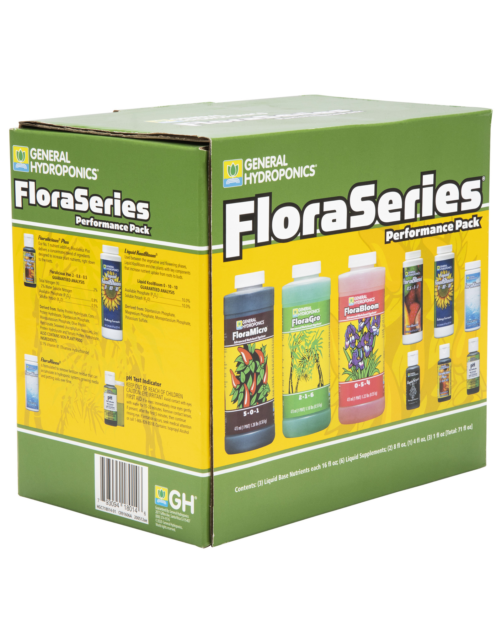 General Hydroponics GH Flora Series Performance Pack