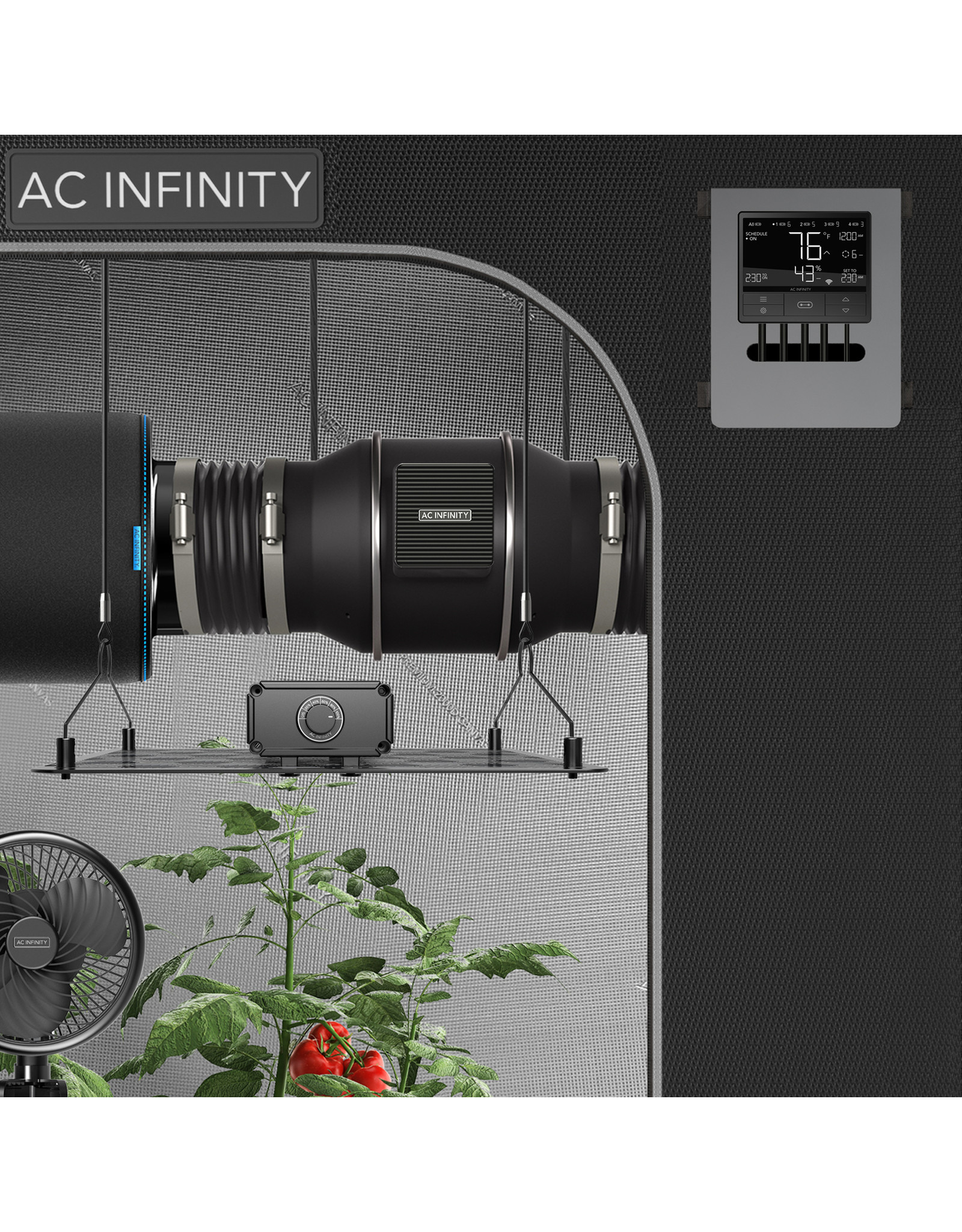 AC Infinity Controller 69 WiFi ONLY Dynamic Temperature, Humidity, Scheduling and Cycle Control w/ Data App