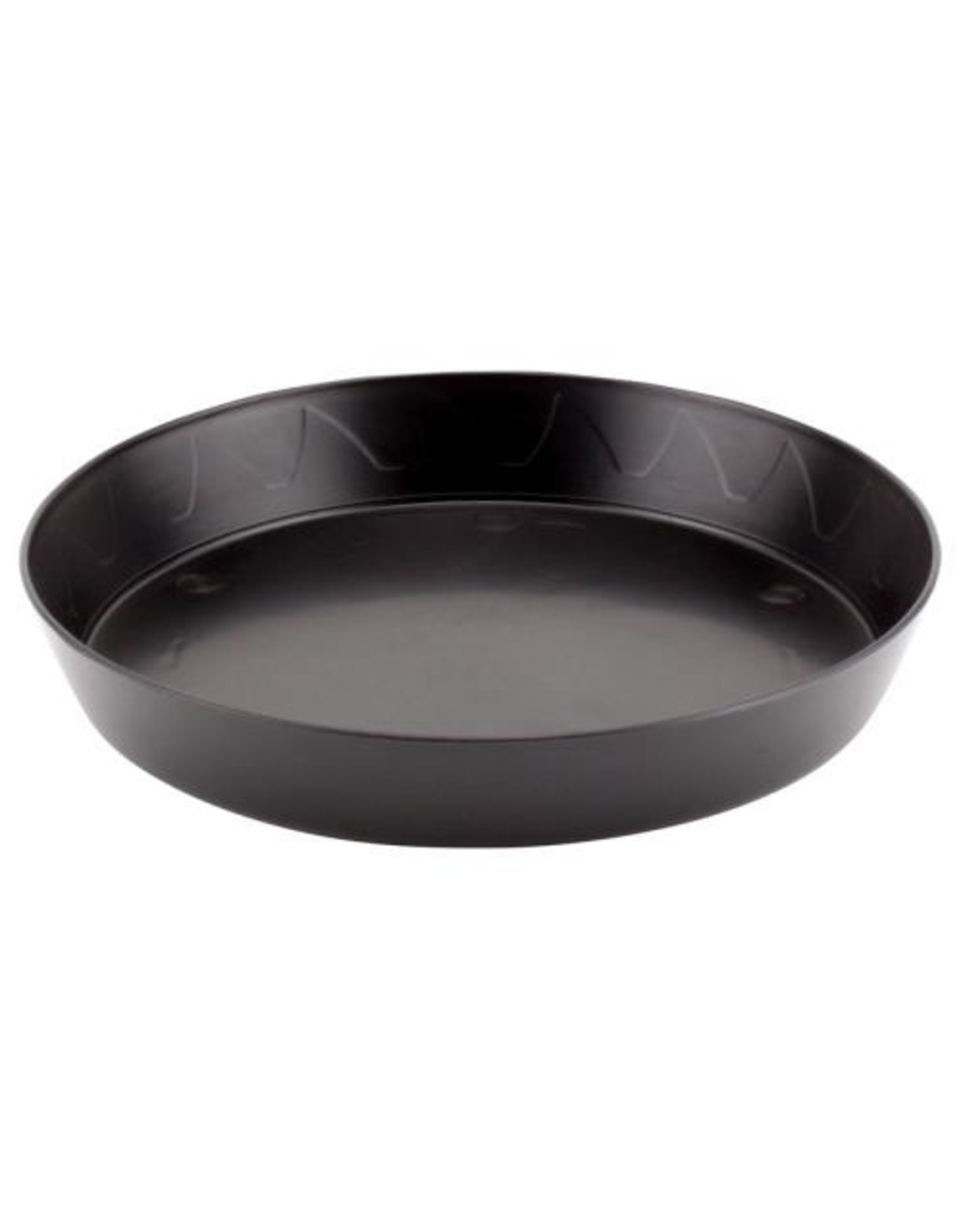 Heavy Duty Black Saucer - 8 in