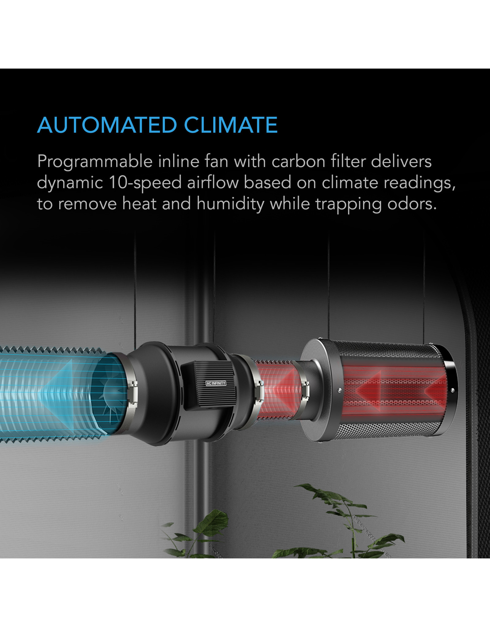 AC Infinity Advance Grow Tent System - 2X4, 2-Plant Kit