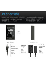 AC Infinity CO2 Controller, Smart Outlet Carbon Dioxide for Regulator and Inline Fans