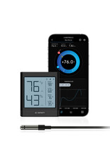 AC Infinity Cloudcom B1 Smart Thermo-Hygrometer w/ Data App and Integrated 12' Probe
