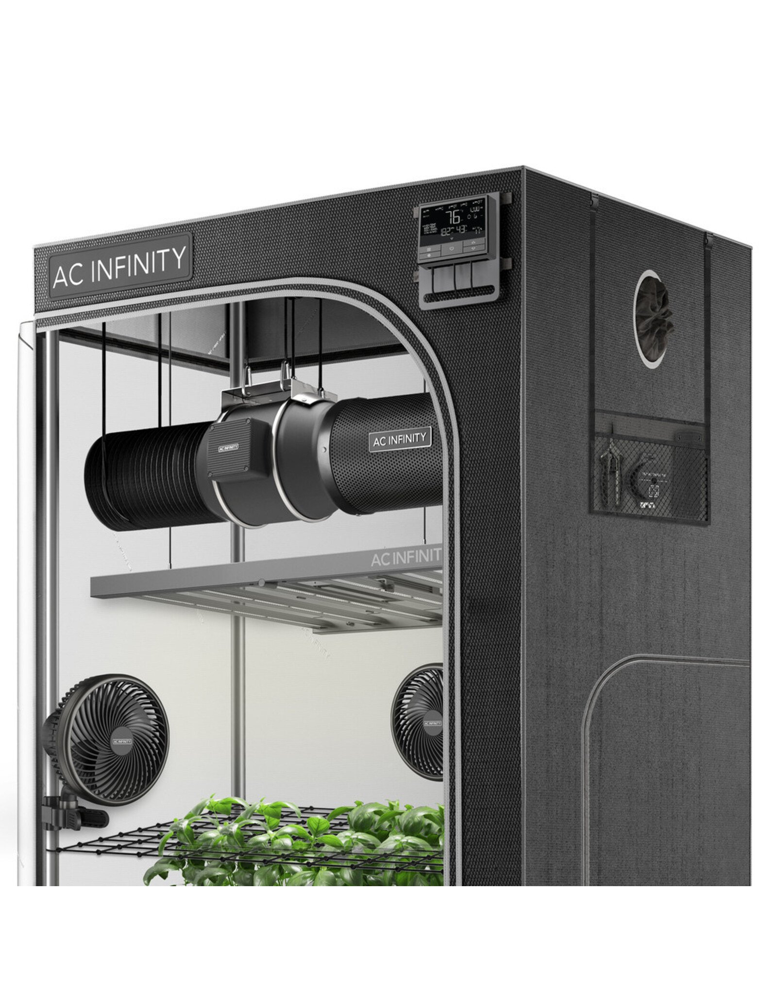 AC Infinity Advance Grow Tent System PRO -  4X4, 4-Plant Kit w/ EVO6