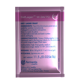 Fermentis Fermentis SaflLager W-34/70 Dry Lager Yeast