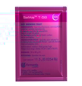 Fermentis Fermentis SafBrew T-58 Dry Brewing Yeast Fermentis Fermentis SafBrew T-58 Dry Brewing Yeast