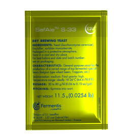 Fermentis Fermentis SafBrew S-33 Dry Brewing Yeast