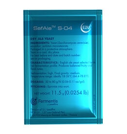 Fermentis Fermentis SafAle S-04 Dry Ale Yeast