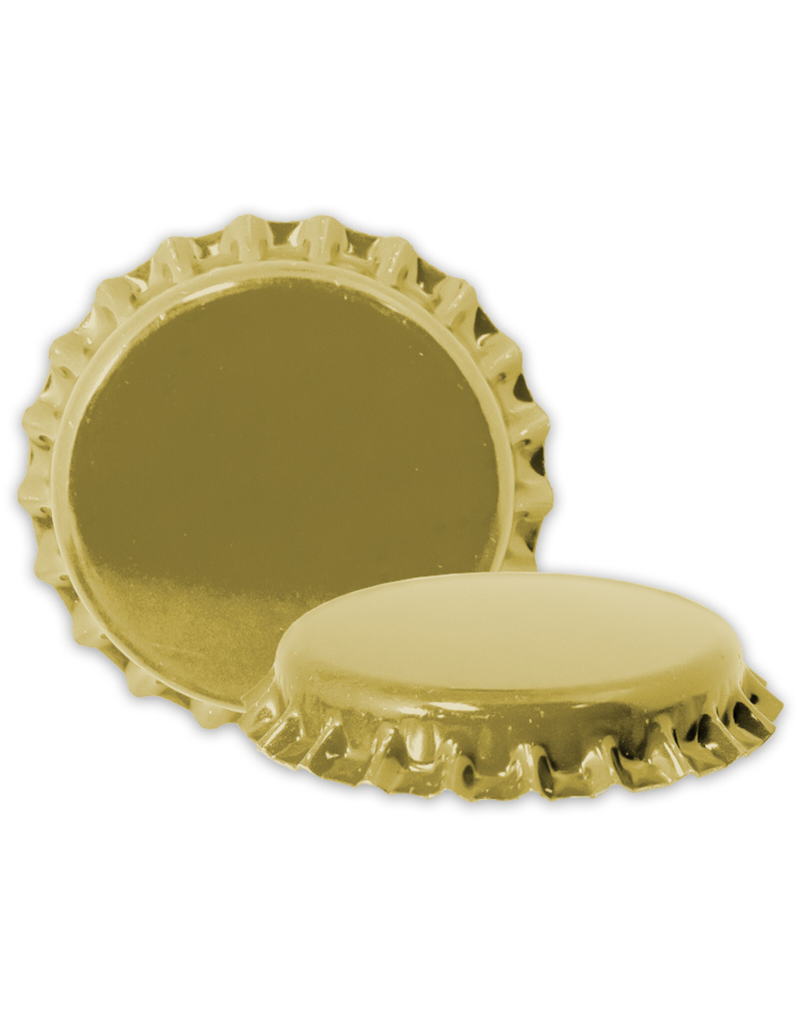 Caps - Beer Gold Crown Oxy Barrier (144/Bag)