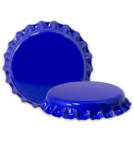 Caps - Beer Blue Crown Oxy Barrier (144/Bag)