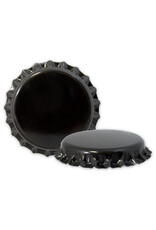 Caps - Beer Black Crown Oxy Barrier (144/Bag) Caps - Beer Black Crown Oxy Barrier (144/Bag)
