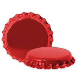 Caps - Beer Red Crown Oxy Barrier 144/Bag