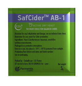 Fermentis Fermentis SafCider AB-1 Cider Yeast 5 gram