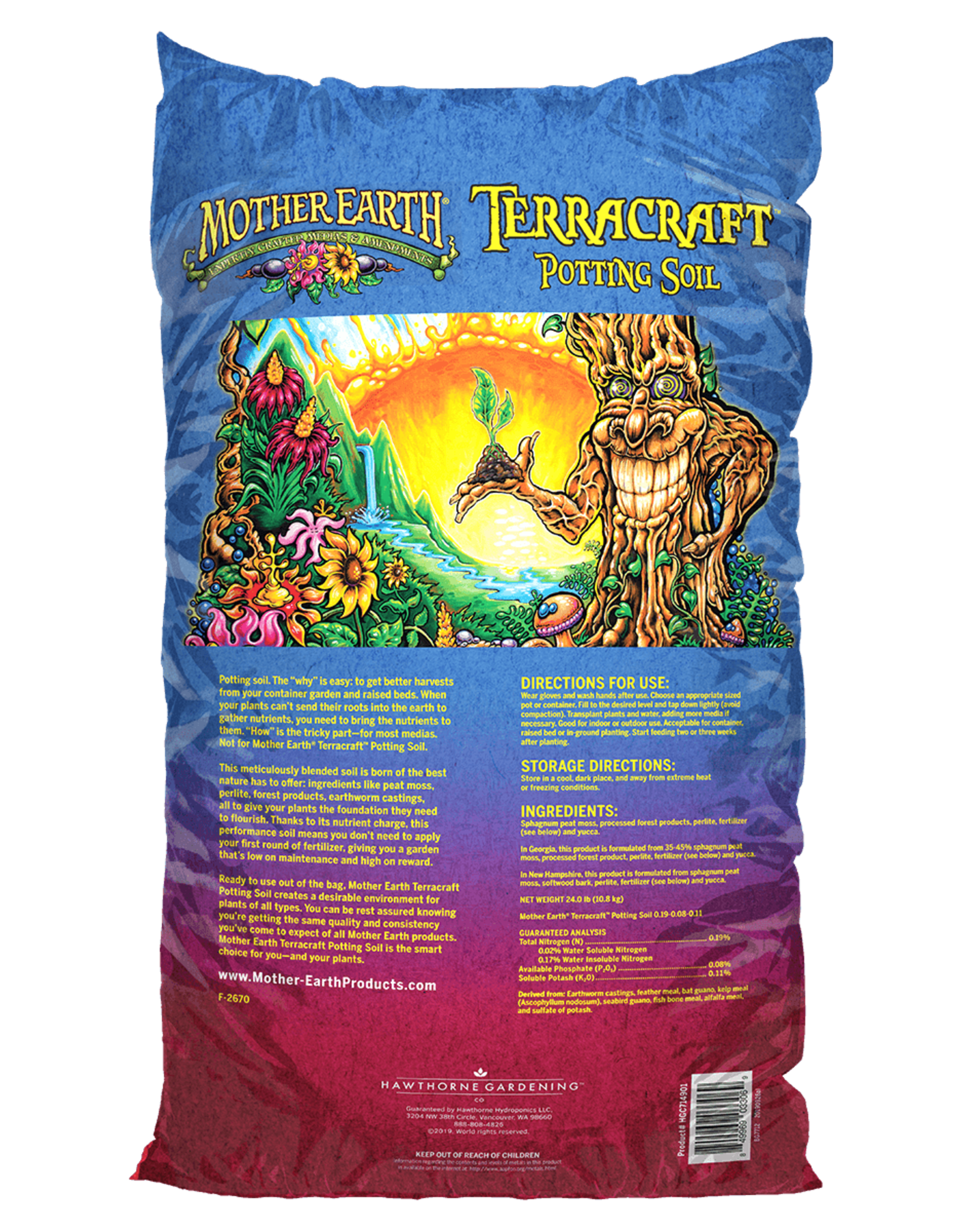 Mother Earth Mother Earth Terracraft Potting Soil - 2cu ft